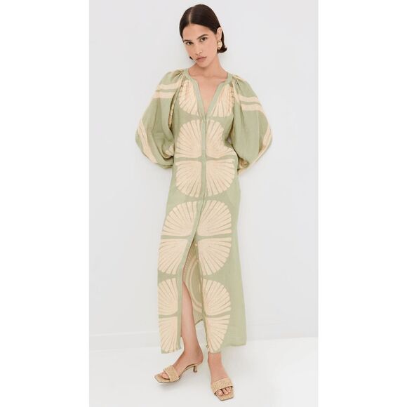 Johanna Ortiz Divinatory Word Dress Size US4 $1150 - Picture 2 of 14